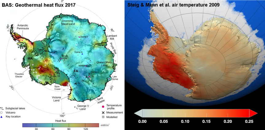 New map of Antarctic geothermal heat suggests Steig & Mann 2009 weren’t measuring ‘global warming’